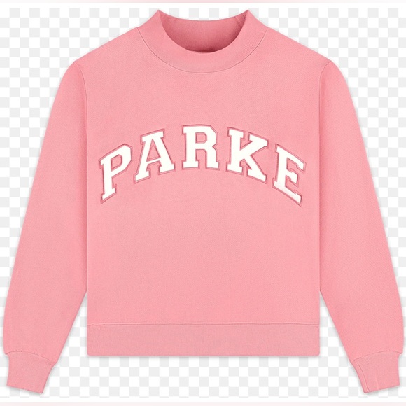 Parke Varsity Mock neck Sweatshirt Size L/XL - Picture 2 of 5